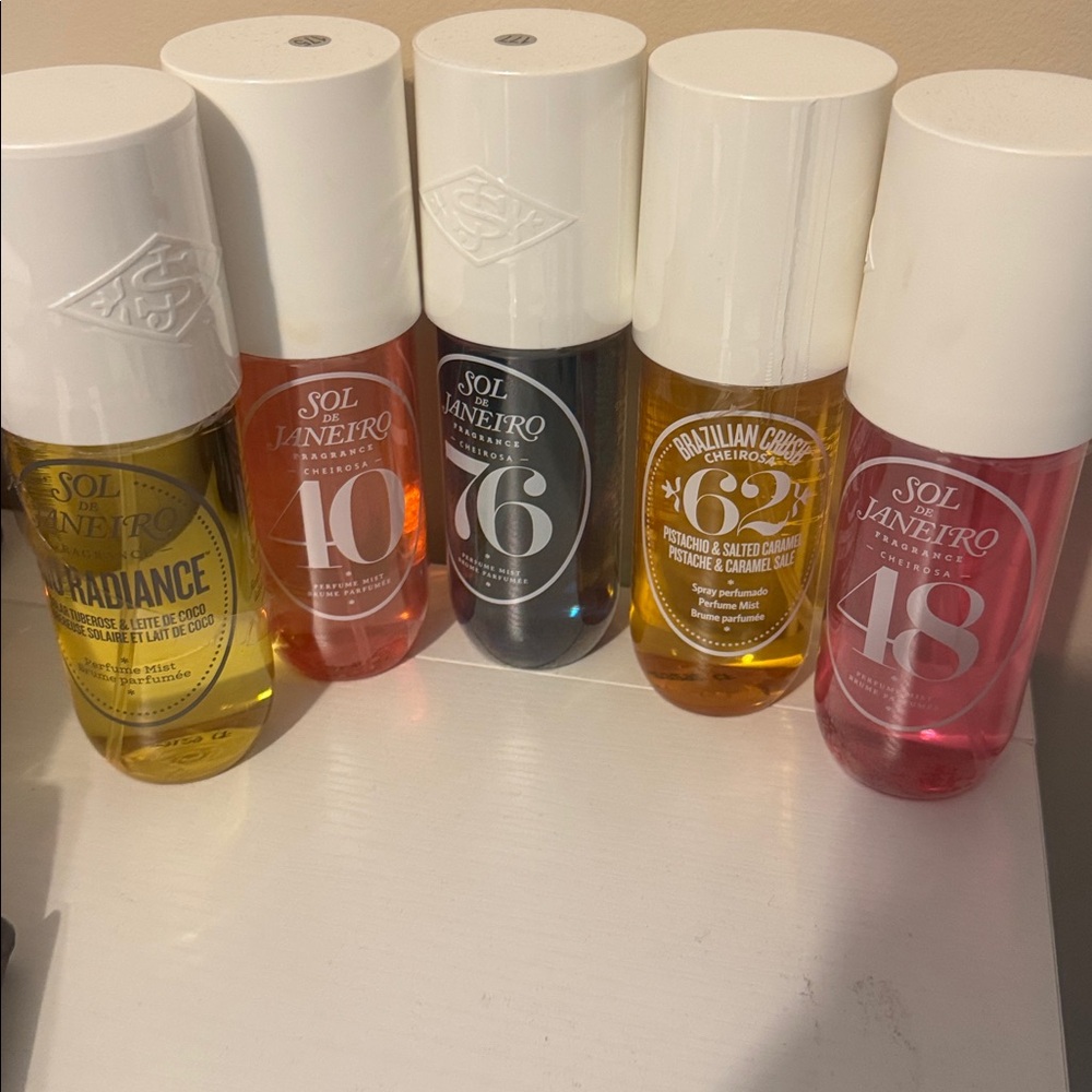 Sol de Janeiro Vibrant Mist Collection 5 large bottles